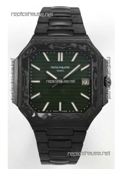 Patek Philippe Cubitus Carbon Casing Green Dial Super Clone Watch 