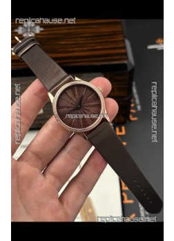 Patek Philippe Calatrava 4997 Rose Gold Brown Dial Super Clone Watch 