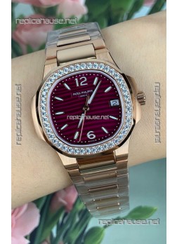 Patek Philippe Nautilus 7010/1R-013 Rose Gold Super Clone Watch 