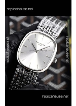 Patek Philippe Golden Ellipse 5738 Steel Dial Super Clone Watch 