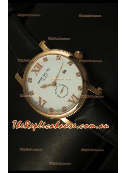 Patek Philippe Calatrava Rose Gold Diamonds Hour Markers