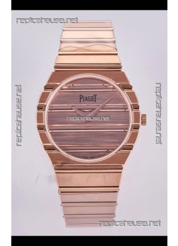 Piaget Polo 79 Rose Gold Case/Pink Dial 39MM Super Clone Watch 