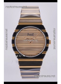 Piaget Polo 79 Two Tone Rose Gold/Black Casing 39MM Super Clone Watch 