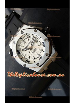 Audemars Piguet Scuba Japanese Replica Watch White Dial