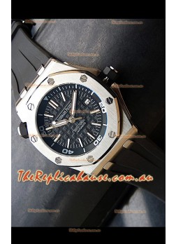 Audemars Piguet Scuba Japanese Replica Watch Black Dial