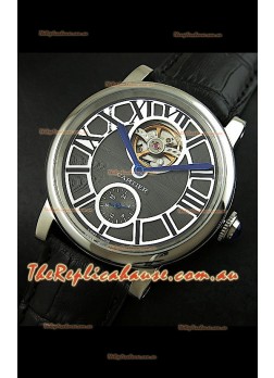 Ballon De Cartier Flying Tourbillon Japanese Replica Watch - Steel Case