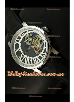 Rotonde De Cartier Cadran Love Japanese Replica Watch - Stainless Steel Case