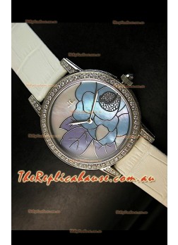 Jaeger LeCoultre Japanese Quartz Movement Ladies Watch - White Dial