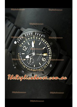 Panerai Luminor Submersible PAM193 Japanese Replica Watch Black Dial