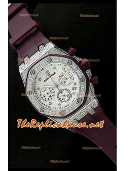 Audemars Piguet Royal Oak Ladies Chronograph White Dial