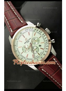 Breitling Transocean Japanese Quartz Watch in Rose Gold