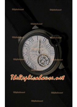 Ballon De Cartier Tourbillon Japanese Watch in PVD Casing