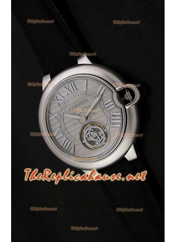 Ballon De Cartier Tourbillon Japanese Watch in Steel Casing