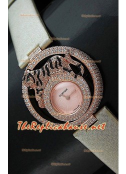 Le Cirque Animalier de Cartier Swiss Replica Watch with Genuine Swarovski Crystals
