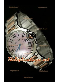 Ballon De Cartier Swiss Replica Watch - Mid Sized Two Tone Watch - 38MM