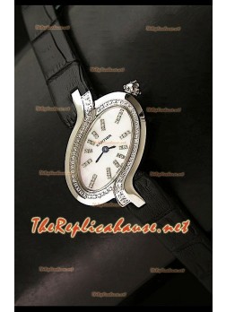 Delices De Cartier Ladies Replica Watchin White Dial