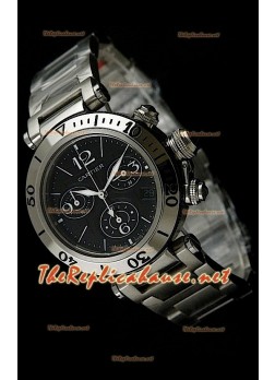 Cartier Pasha Seatimer Replica Watch - Swiss Casing with Japanese Movement