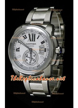 Swiss Calibre De Cartier Replica Watch- 1:1 Ultimate Mirror Replica Watch