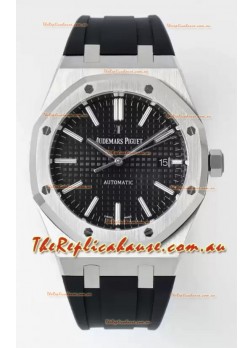 Audemars Piguet Royal 15400 41MM Black Dial 904L Steel CAL.3120 Movement 1:1 Mirror Replica