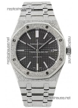 Audemars Piguet Royal Oak Frosted 37MM Self-Winding Grey Dial 1:1 Mirror Replica Watch