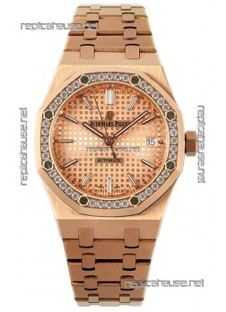 Audemars Piguet Royal Oak 37MM Frosted Casing Watch in 3120 Movement - 1:1 Mirror Replica
