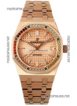 Audemars Piguet Royal Oak 37MM Frosted Casing Watch in 3120 Movement - 1:1 Mirror Replica