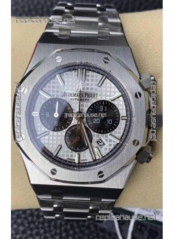 Audemars Piguet Royal Oak Chronograph White Dial Steel Strap Swiss Replica Watch