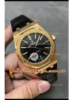 Audemars Piguet Royal Oak 15510 50th Anniversary 41MM Black Dial Rose Gold 41MM 1:1 Mirror Replica