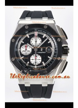 Audemars Piguet Royal Oak Offshore Chronograph Black Dial 1:1 Super Clone Replica Watch - 904L Steel