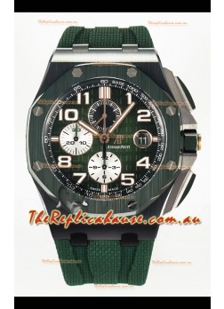 Audemars Piguet Royal Oak Offshore Super Clone Edition Green Ceramic Watch 