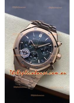 Audemars Piguet Royal Oak Super Clone - Green Dial Rose Gold Casing 41MM