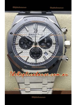 Audemars Piguet Royal Oak Chronograph White Dial Steel Strap Swiss Replica Watch