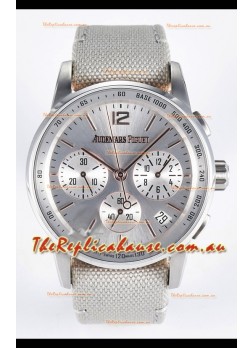 Audemars Piguet CODE 11.59 Chronograph Swiss Replica Watch in 904L Steel Silver Dial