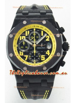 Audemars Piguet Royal Oak Offshore Bumble Bee Chronograph 1:1 Super Clone Replica Watch - Forged Carbon