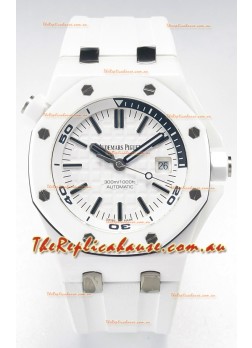 Audemars Piguet Royal Oak Offshore Ceramic Super Clone Watch White Dial Cal.3102 Movement