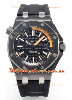 Audemars Piguet Royal Oak Offshore Ceramic Super Clone Watch Black Dial Cal.3102 Movement