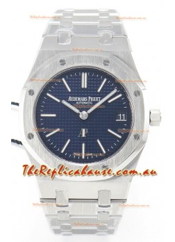Audemars Piguet Royal 15202 39MM Super Clone Swiss Replica Watch in Blue Dial 
