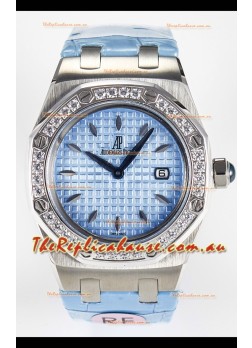 Audemars Piguet Royal Oak 33MM 904L Steel Quartz Blue Dial Swiss Replica Watch
