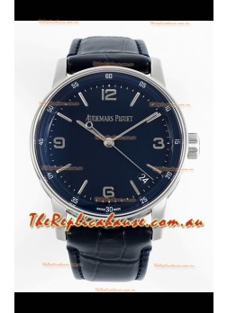 Audemars Piguet CODE 11.59 15210 Blue Dial Swiss Replica Watch in 904L Steel Casing 41MM