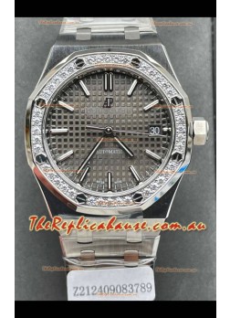 Audemars Piguet Royal Oak 37MM Grey Dial Watch in 3120 Movement - 1:1 Mirror Replica