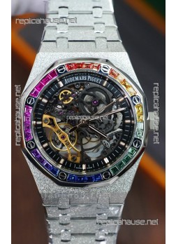 Audemars Piguet Royal Oak Double Balance Wheel Openworked FROSTED Edition 1:1 Superclone Replica Watch