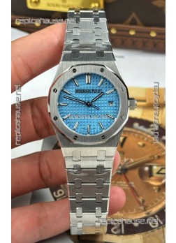 Audemars Piguet Super Clone Royal Oak 77450 34MM 904L Steel Ice Blue Dial Watch 
