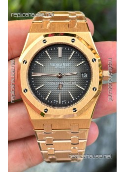 Audemars Piguet Royal Oak Super Clone Jumbo Sunburst Grey Dial Watch 