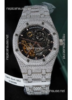 Audemars Piguet Royal Oak Super Clone Openworked ICED-OUT Edition Watch 