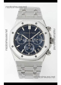 Audemars Piguet Super Clone Royal Oak Chronograph 26240 - 904L Steel in Blue Dial 41MM