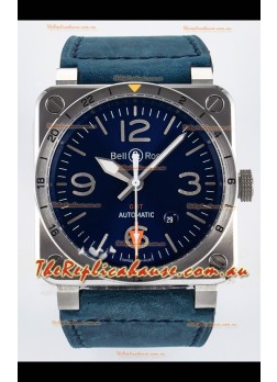 Bell & Ross BR03-93 GMT Edition Blue Dial 1:1 Mirror Replica Watch 