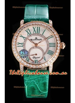 Blancpain Super Clone Lady Bird Colors Edition Watch in Rose Gold Casing