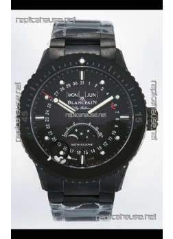 Blancpain Bathyscaphe Ceramic Casing Superclone Watch in Black Dial 
