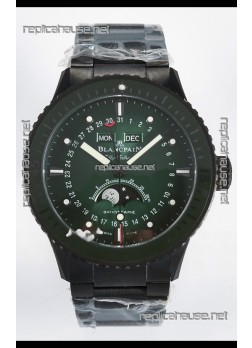 Blancpain Bathyscaphe Ceramic Casing Superclone Watch in Green Dial 