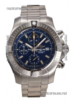 Breitling Replicas Avenger Chronograph 45 Blue Dial 1:1 Mirror Swiss Replica Watch 